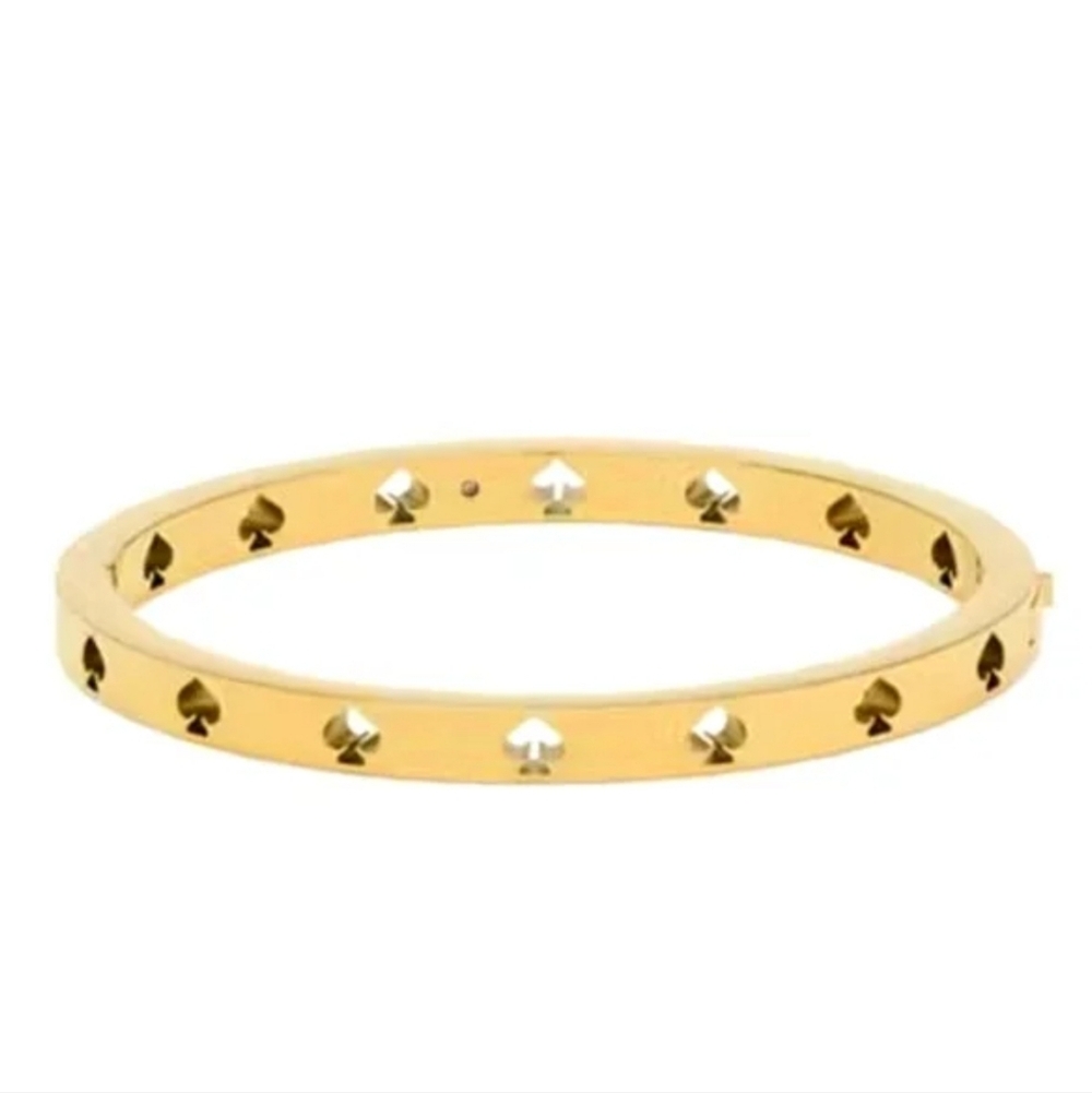 Kate Spade Cut To The Chase Spade Bracelet Logo Cuff Bracelet